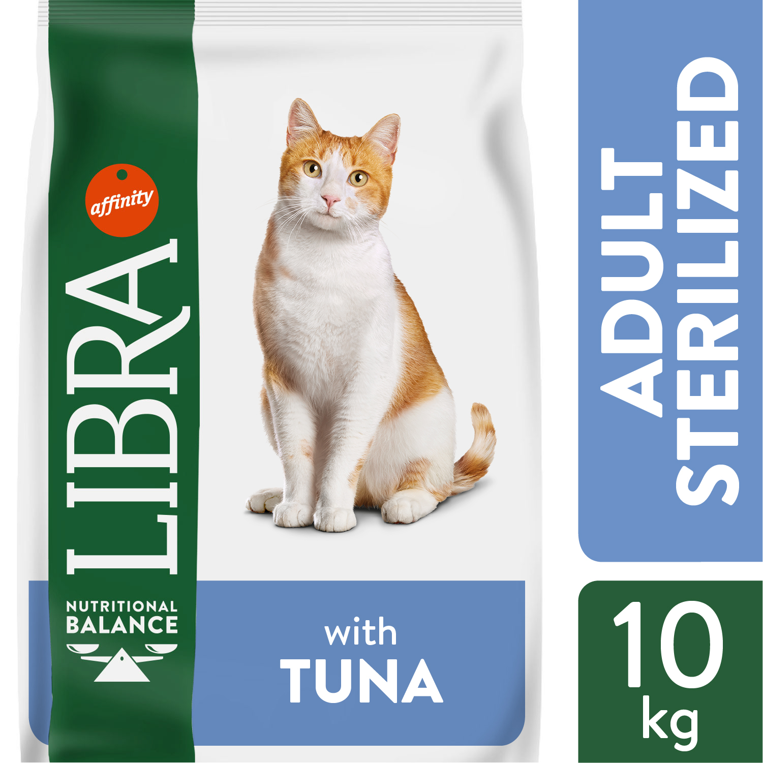 LIBRA CAT STERILIZED pašaras katėms su tunu 10kg